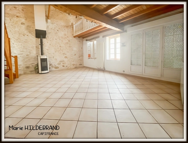 Maison de village de 120m² habitable sans jardin