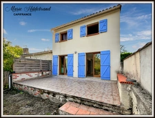 House with garden, not overlooked – village center – 2 bedrooms + office