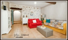 Stone house - 105m² living space - 750m² garden - 2 bedrooms - outbuilding