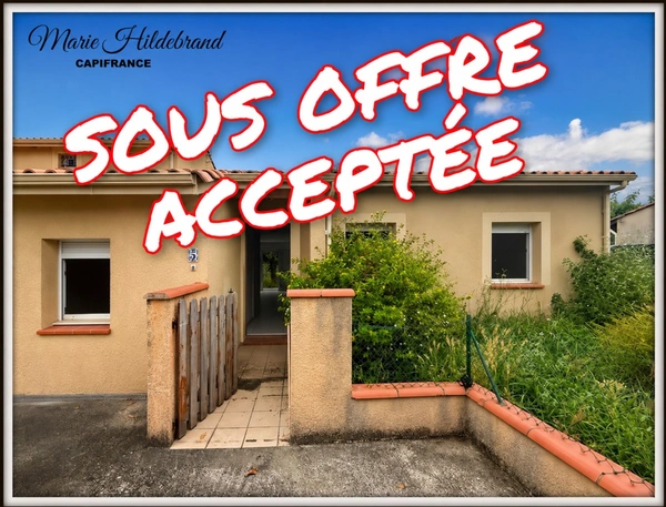 Maison de 95m² habitables - 3 chambres - jardin 
