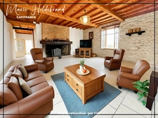 Maison en pierre familiale de 245m² - jardin de + de 1600m² - 4 chambres