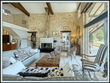 Maison en pierre de plus de 220m² - 5 chambres - jardin, piscine, dépendances - 3600m²