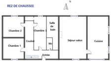Maison en pierre familiale de 245m² - jardin de + de 1600m² - 4 chambres