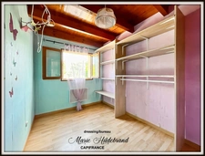 House with garden, not overlooked – village center – 2 bedrooms + office