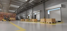 a vendre bâtiment indépendant 19 portes à quais couverts pour les expeditions avec bureaux pour activité ou stockage proche  de BOURGOIN JALLIEU (38)