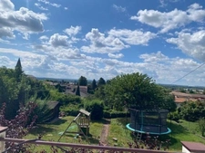 Ain (01) department, for sale in Beynost: building plot with panoramic views, 975m², near the town hall and church.