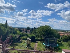 Dpt Ain (01), à vendre BEYNOST terrain vue panormique de 975m² constructible quartier mairie eglise