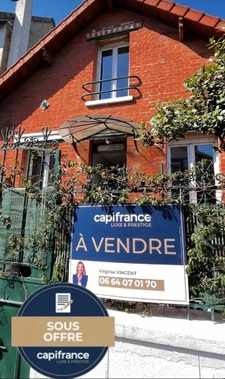 Maison 110 m2, 4 chambres, très beaux volumes, à  NOISY LE SEC (93), Rue Duquesne