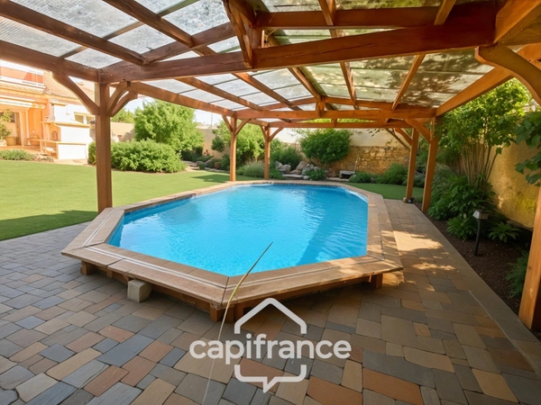 LE PERREUX SUR MARNE (94) LE PERREUX-SUR-MARNE – MAISON FAMILIALE DE 262,50 M² EN PARFAIT ETAT– 4 SUITES – JARDIN AVEC PISCINE HORS SOL – GARAGE DOUBLE