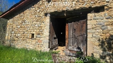 ARDECHE - VALLÉE DE L'EYRIEUX - LE CHEYLARD - GRANGES EN PIERRES de 120M² - TERRAIN 2HA dont 1200m² en zone UCA