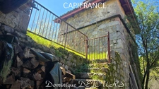 ARDECHE - VALLÉE DE L'EYRIEUX - LE CHEYLARD - GRANGES EN PIERRES de 120M² - TERRAIN 2HA dont 1200m² en zone UCA