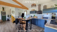 Ardèche, Vallée de l'Eyrieux, LES OLLIERES SUR EYRIEUX - Maison bioclimatique de 2018 - 126m² - espace extérieur