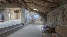 Ardèche, Saint Michel de Chabrillanoux, stone hamlet house - 167m² living space - Terrace with exceptional views