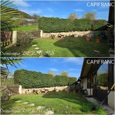 Tènement immobilier : 2 habitations et un ancien hangar agricole - 6200m² autour de la maison + bois de chênes 9700m² - source et un bassin
