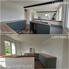 Tènement immobilier : 2 habitations et un ancien hangar agricole - 6200m² autour de la maison + bois de chênes 9700m² - source et un bassin