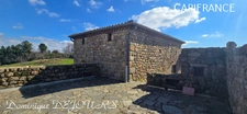 Ardèche, ensemble charmant de 2 maisons en pierres, avec terrasses, caves voutées et terrains attenants