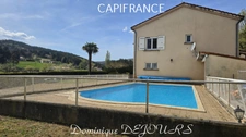 A PRANLES, à 15mn de PRIVAS – Maison de 117 m² sur terrain de 8400 m² – Sous-sol complet - Environnement calme et naturel et sans vis-à-vis – Piscine