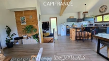 Ardèche, Vallée de l'Eyrieux, LES OLLIERES SUR EYRIEUX - Maison bioclimatique de 2018 - 126m² - espace extérieur