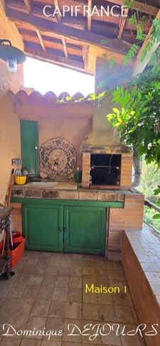 Ardèche – Dunière-sur-Eyrieux -- Ensemble de deux maisons avec jardin et terrasses