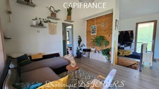 Ardèche, Vallée de l'Eyrieux, LES OLLIERES SUR EYRIEUX - Maison bioclimatique de 2018 - 126m² - espace extérieur