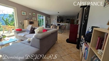 En Ardèche, à Issamoulenc - Maison de plain-pied avec vue dégagée sur la nature luxuriante - grand séjour - 4 chambres