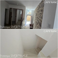Tènement immobilier : 2 habitations et un ancien hangar agricole - 6200m² autour de la maison + bois de chênes 9700m² - source et un bassin
