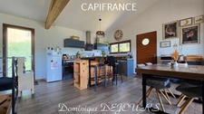 Ardèche, Vallée de l'Eyrieux, LES OLLIERES SUR EYRIEUX - Maison bioclimatique de 2018 - 126m² - espace extérieur