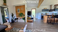 Ardèche, Vallée de l'Eyrieux, LES OLLIERES SUR EYRIEUX - Maison bioclimatique de 2018 - 126m² - espace extérieur