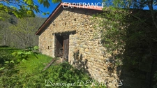 ARDECHE - VALLÉE DE L'EYRIEUX - LE CHEYLARD - GRANGES EN PIERRES de 120M² - TERRAIN 2HA dont 1200m² en zone UCA