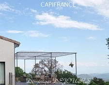 Ardèche - Magnificent architect-designed house of 184 m² of living space - Beautiful outdoor area - Panoramic views of the Ardèche mountains and the Vercors
