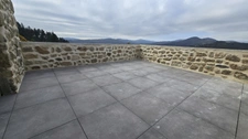 Ardèche, Saint Michel de Chabrillanoux, stone hamlet house - 167m² living space - Terrace with exceptional views