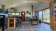 Ardèche, Vallée de l'Eyrieux, LES OLLIERES SUR EYRIEUX - Maison bioclimatique de 2018 - 126m² - espace extérieur