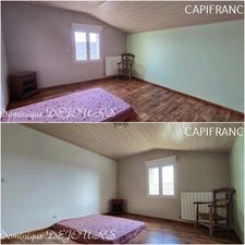 Tènement immobilier : 2 habitations et un ancien hangar agricole - 6200m² autour de la maison + bois de chênes 9700m² - source et un bassin