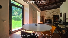 Grande maison bourgeoise de 400m² habitable et son parc de 9700m²au bord de la rivière La Glueyre