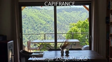 Ardèche, Vallée de l'Eyrieux, LES OLLIERES SUR EYRIEUX - Maison bioclimatique de 2018 - 126m² - espace extérieur