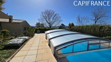 Sud-est de la France, en Ardèche à Privas (préfecture) magnifique maison d'architecte de 250m² habitable sur 3600m² de terrain - Piscine - Exposition sud et Vue dégagée