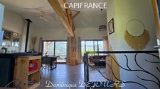 Ardèche, Vallée de l'Eyrieux, LES OLLIERES SUR EYRIEUX - Maison bioclimatique de 2018 - 126m² - espace extérieur