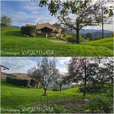 Tènement immobilier : 2 habitations et un ancien hangar agricole - 6200m² autour de la maison + bois de chênes 9700m² - source et un bassin