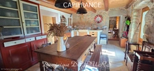 Maison en pierres avec deux logements, terrasse et terrain de 7 800 m² – Saint-Jean-Roure (07160)