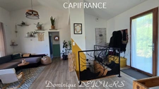 Ardèche, Vallée de l'Eyrieux, LES OLLIERES SUR EYRIEUX - Maison bioclimatique de 2018 - 126m² - espace extérieur