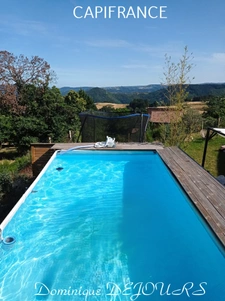 Ardèche - Magnificent architect-designed house of 184 m² of living space - Beautiful outdoor area - Panoramic views of the Ardèche mountains and the Vercors