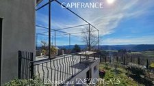 Ardèche - Magnificent architect-designed house of 184 m² of living space - Beautiful outdoor area - Panoramic views of the Ardèche mountains and the Vercors