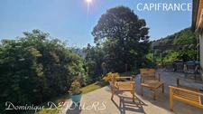 En Ardèche, à Issamoulenc - Maison de plain-pied avec vue dégagée sur la nature luxuriante - grand séjour - 4 chambres