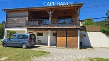 Ardèche, Vallée de l'Eyrieux, LES OLLIERES SUR EYRIEUX - Maison bioclimatique de 2018 - 126m² - espace extérieur