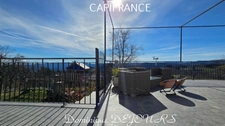 Ardèche - Magnifique Maison d'architecte de 184 m² habitable - Bel espace extérieur - Vue panoramique sur les montagnes ardèchoises et sur le vercors