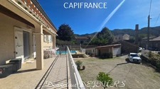 Ardèche, Eyrieux Valley, St Fortunat, large house and gîte to develop - Garden - Spring - Large Garage