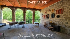 Grande maison bourgeoise de 400m² habitable et son parc de 9700m²au bord de la rivière La Glueyre
