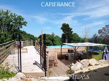Ardèche - Magnificent architect-designed house of 184 m² of living space - Beautiful outdoor area - Panoramic views of the Ardèche mountains and the Vercors