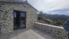 Ardèche, Saint Michel de Chabrillanoux, maison de hameau en pierres - 167m² habitables - Terrasse avec une vue Exceptionnelle