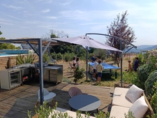Ardèche - Magnificent architect-designed house of 184 m² of living space - Beautiful outdoor area - Panoramic views of the Ardèche mountains and the Vercors